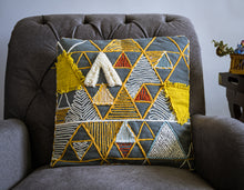 Load image into Gallery viewer, Artisanal: India: Handwoven Pillow Cover Embroidered and Textured