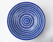 Load image into Gallery viewer, Artisanal: Turkey: Handmade Ceramic Serving Bowl Painted In and Out 12"