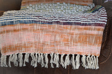 Load image into Gallery viewer, Artisanal: India: Handwoven Cotton Blend Tufts Tasseled Throw2