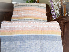 Load image into Gallery viewer, Artisanal: India: Handwoven Cotton Blend Throw