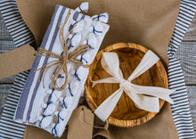 Load image into Gallery viewer, Artisan Box: Tunisia Olive Wood Bowl and handwoven handtowel