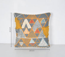 Load image into Gallery viewer, Artisanal: India: Handwoven Pillow Cover Embroidered and Textured