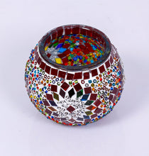 Load image into Gallery viewer, Artisanal: Turkey: Handmade Candle Holder Mosaic Flower