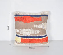 Load image into Gallery viewer, Artisanal: India: Handwoven Pillow Cover with Tufts