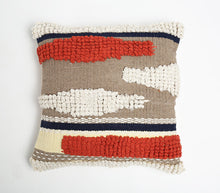 Load image into Gallery viewer, Artisanal: India: Handwoven Pillow Cover with Tufts