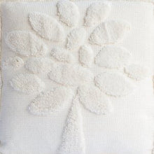 Load image into Gallery viewer, Artisanal: India: Handwoven Pillow Case White Tree of Life