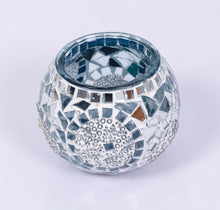 Load image into Gallery viewer, Artisanal: Turkey: Handmade Candle Holder White Round