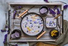 Load image into Gallery viewer, Ceramic Matte Serving Bowl with Wooden Handles
