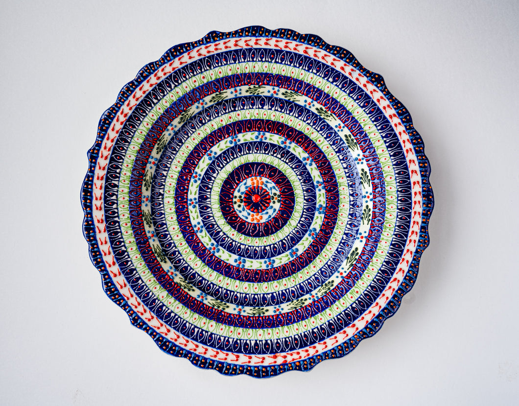 Artisanal: Turkey: Handmade Ceramic Plate 10