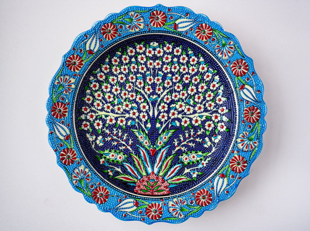 Artisanal: Turkey: Handmade Ceramic Plate 12
