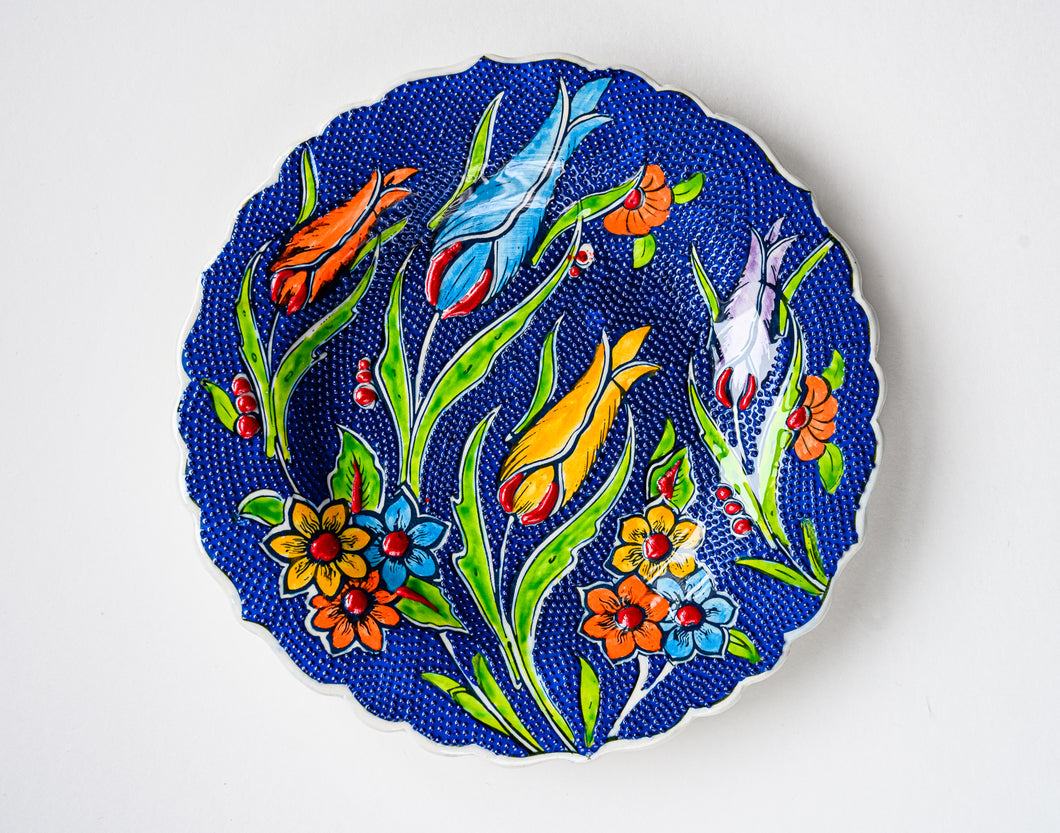 Artisanal: Turkey: Handmade Ceramic Plate 7.5