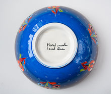 Load image into Gallery viewer, Artisanal: Turkey: Handmade Ceramic Serving Bowl Painted In and Out 10&quot;
