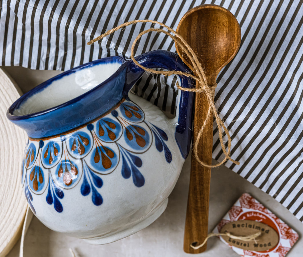 Artisan Box:  Guatemala/ Hand painted stoneware mug and coffee scoop