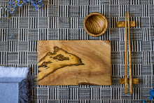 Load image into Gallery viewer, Artisan Box: Tunisia Olive Wood Sushi Set Server
