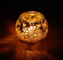 Load image into Gallery viewer, Artisanal: Turkey:  Handmade Candle Holder White Round
