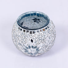 Load image into Gallery viewer, Artisanal: Turkey:  Handmade Candle Holder White Star

